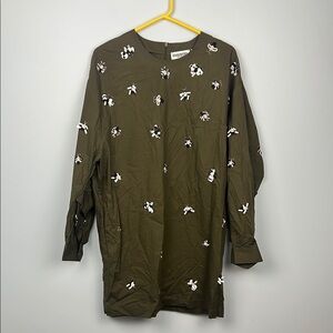 Essentiel Antwerp Zug Butterfly sequin shift dress size EU 38